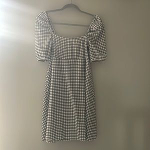 Zara M gingham dress